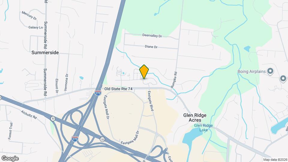 Deerfield Rental Community Map and Location Details