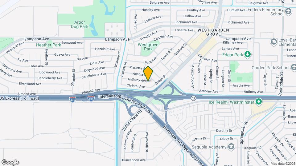 5402 Anthony Ave Map and Location Details