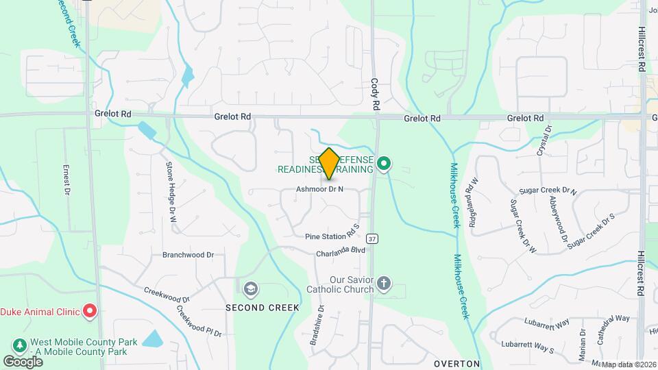 7210 Ashmoor Dr N Map and Location Details