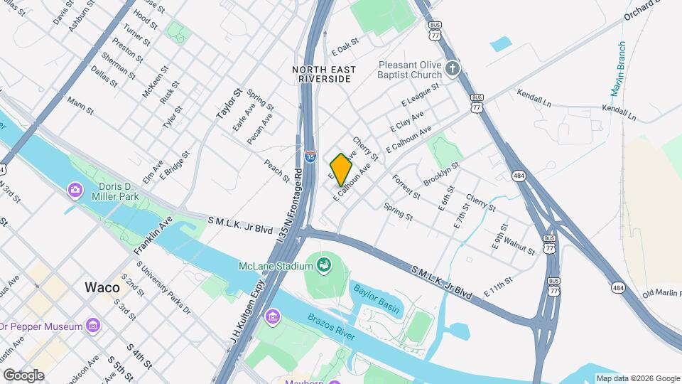 804 E Calhoun Ave Map and Location Details