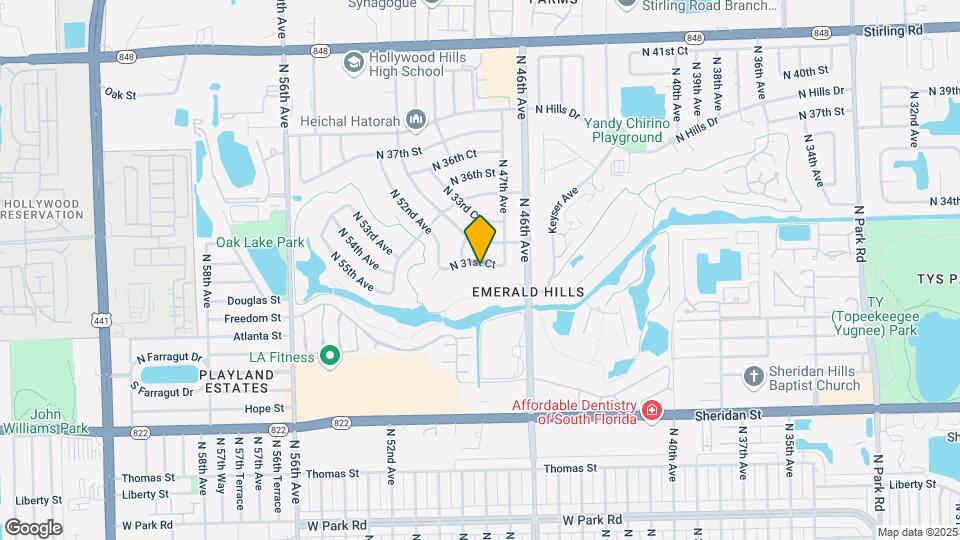 4740 N 31st Ct Map and Location Details