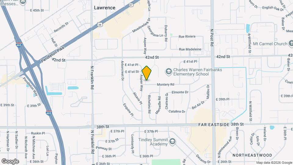 8426 Montery Rd Map and Location Details