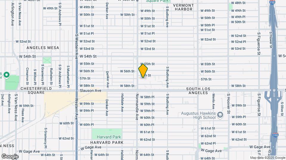 1338-1340 W 57th St Map and Location Details