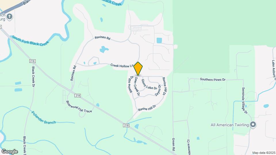 3201 Deer Creek Dr Map and Location Details
