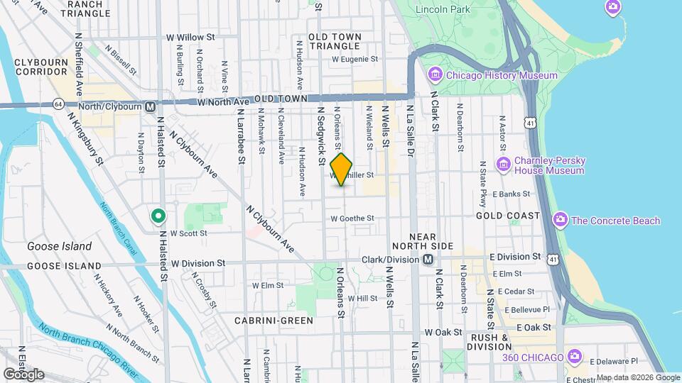 320 W Evergreen Ave Map and Location Details