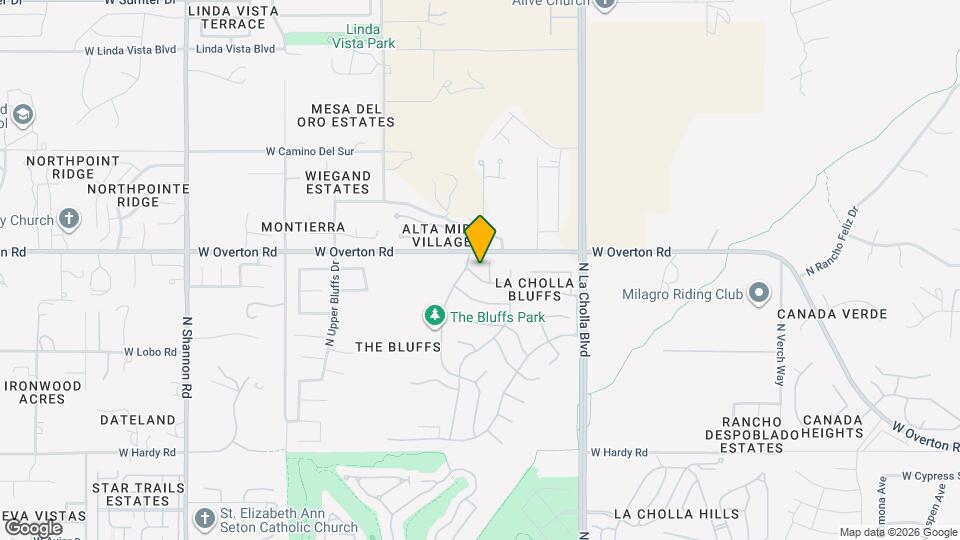 2312 W Mystic Mountain Dr Map and Location Details