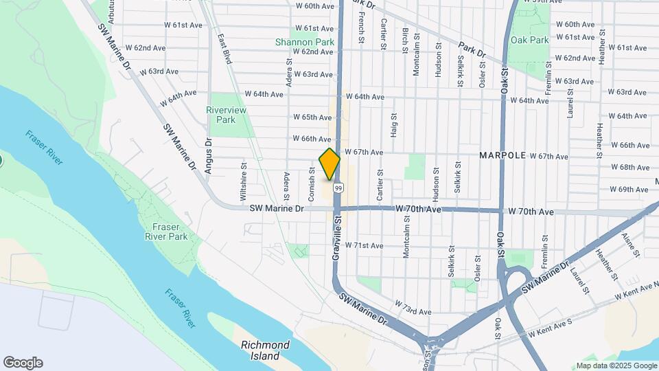 8555 Granville St Map and Location Details