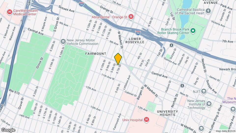 37 S 7th St Map and Location Details