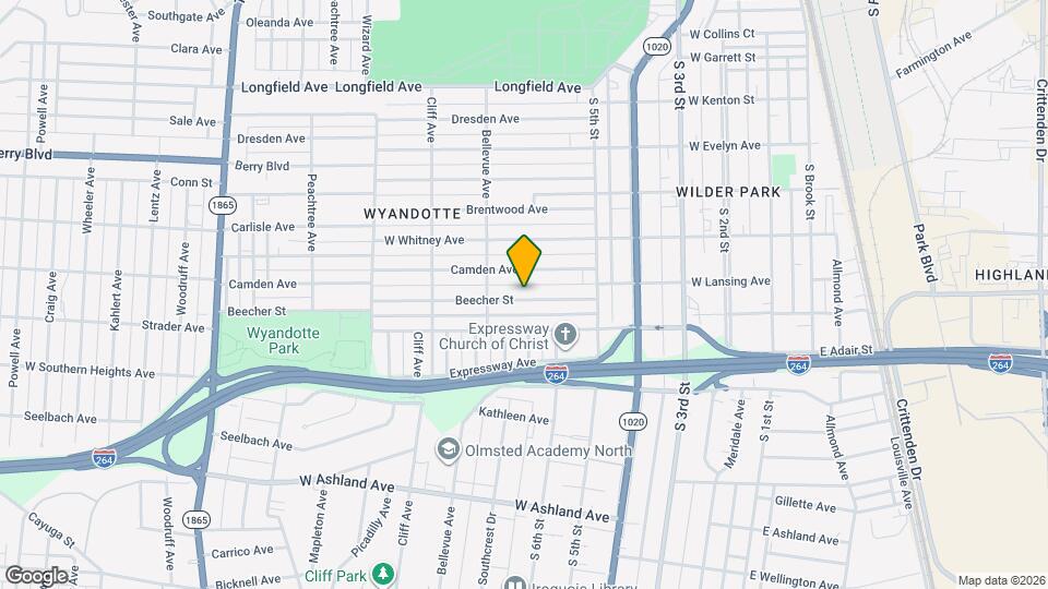 549 Beecher St Map and Location Details