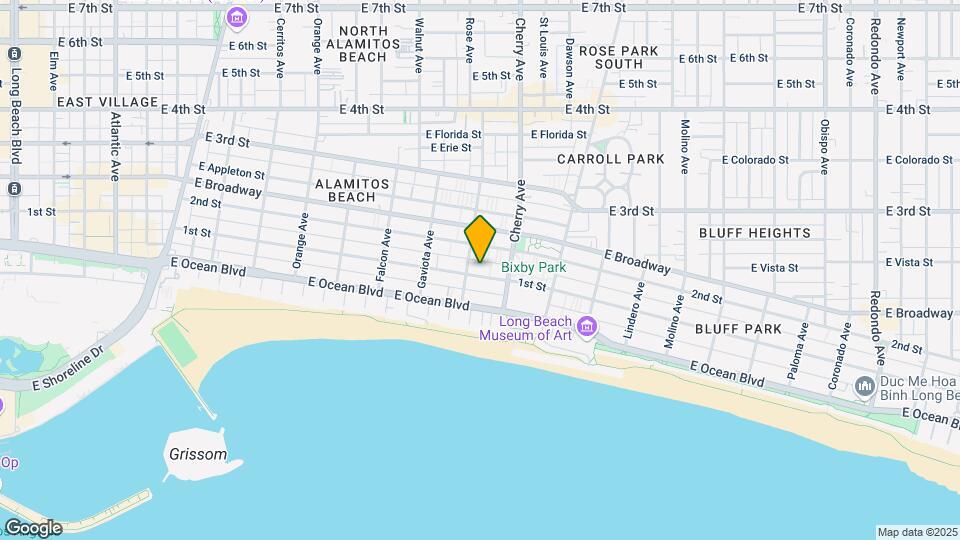 1817 E 1st St Mapa y Detalles de la Ubicación