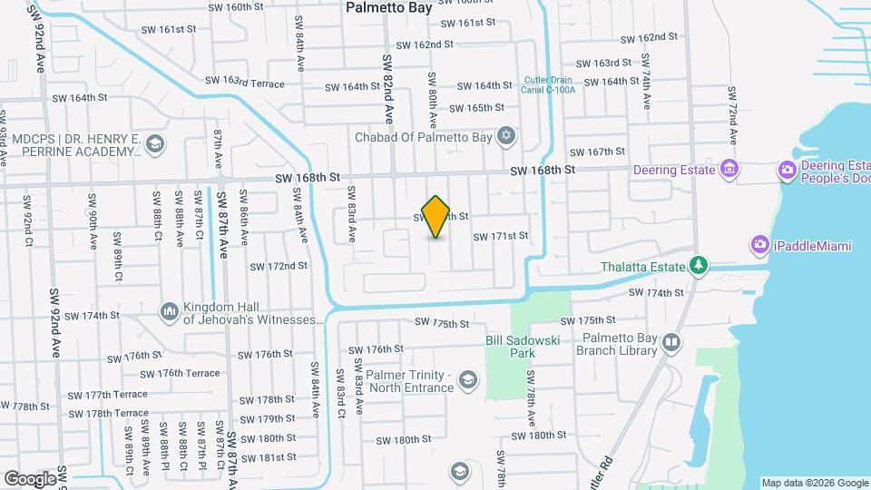 17125 SW 80th Ct Map and Location Details