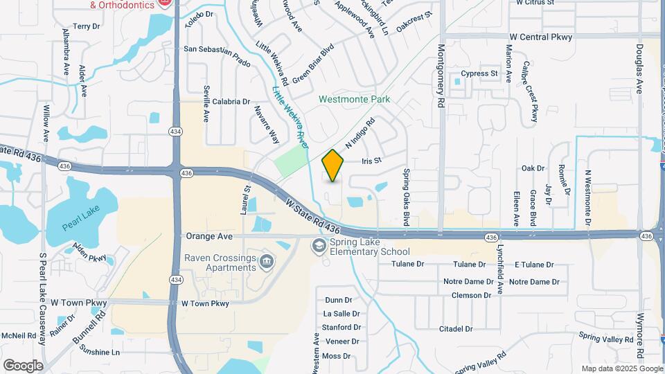 185 Waterfall Way, Unit The reserves at Wekiva Be Mapa y Detalles de la Ubicación