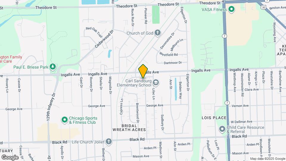 1109 Pearson Dr Map and Location Details