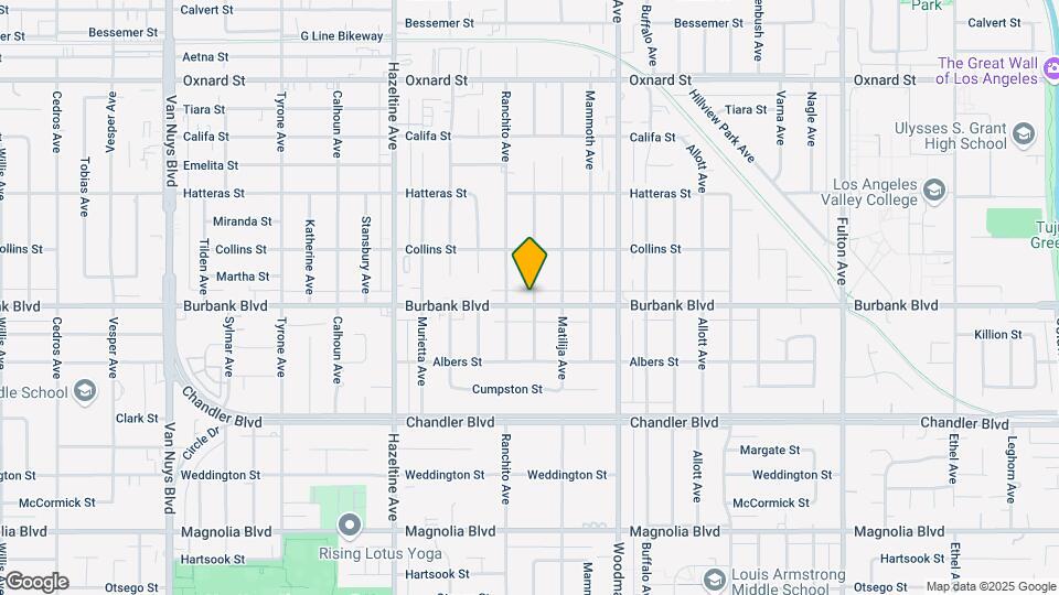 13837 Burbank Blvd Map and Location Details