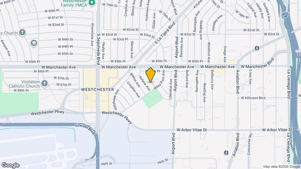 8719 Yorktown Ave Map and Location Details