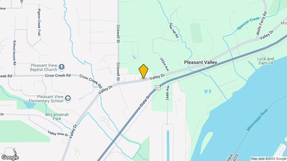 7257 Valley Dr Map and Location Details