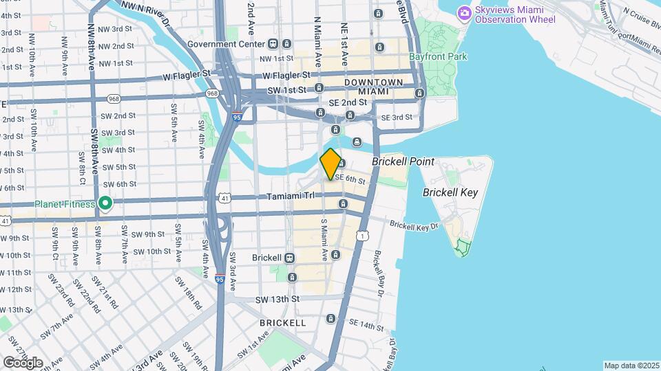 68 SE 6th St, Unit 2106 Mapa y Detalles de la Ubicación