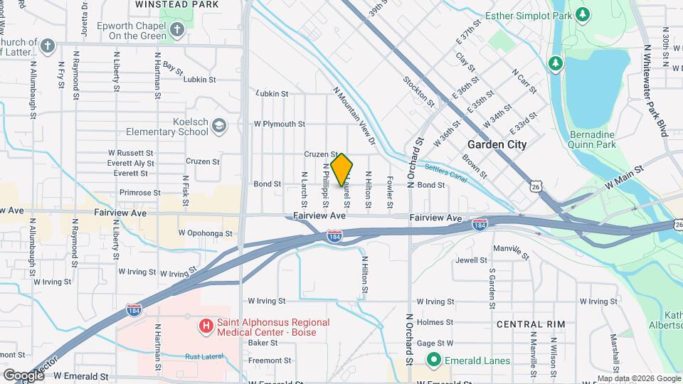 1681 N Laurel St Map and Location Details