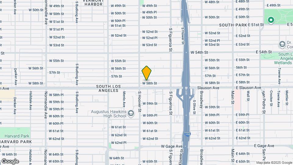 713 W 58th St Map and Location Details