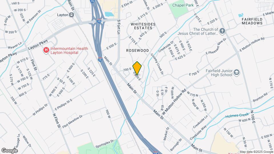 706 S 600 E, Unit B Mapa y Detalles de la Ubicación