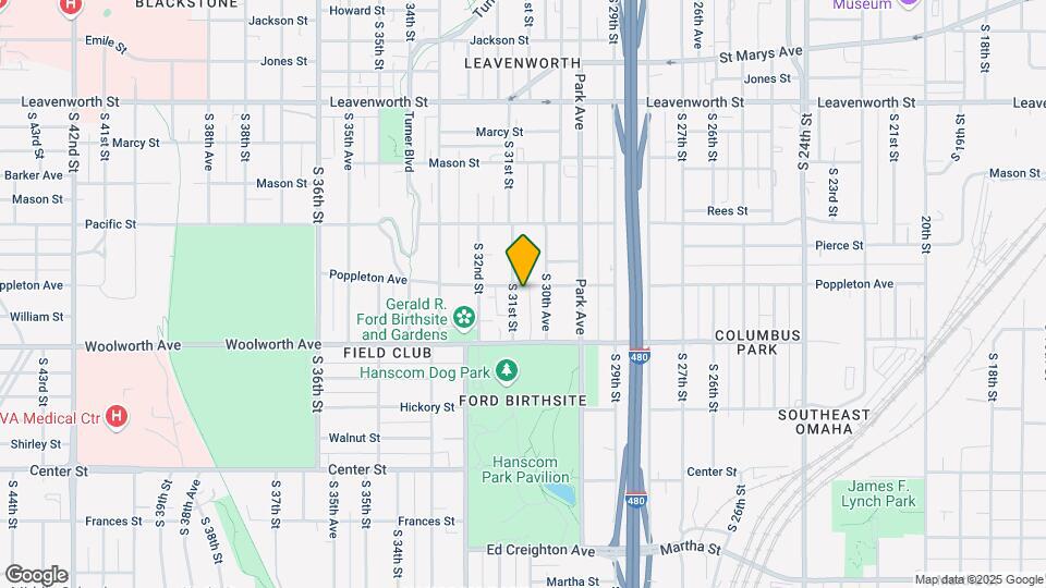 1301 S 31st St Map and Location Details