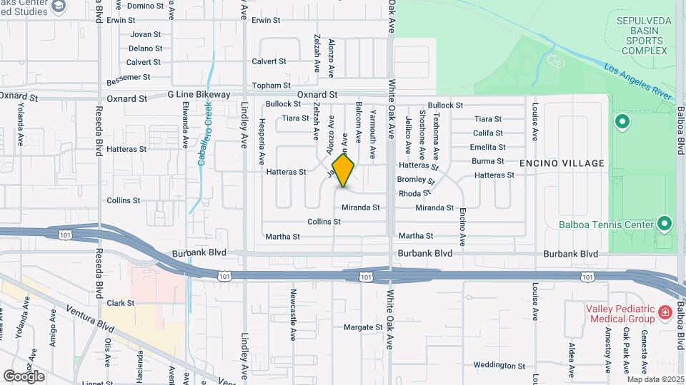 17832 Rhoda St Map and Location Details