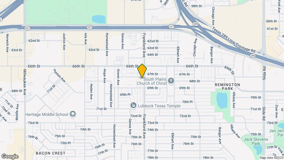 6802 Frankford Ave Map and Location Details