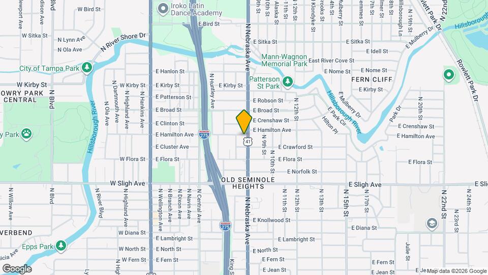7208 N Nebraska Ave Map and Location Details