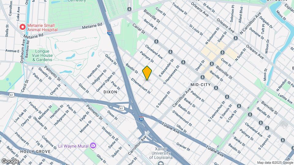 504 S Murat St Map and Location Details