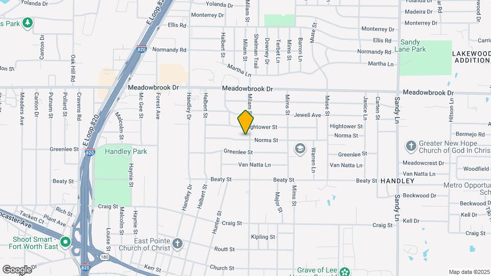 6833 Norma St Map and Location Details