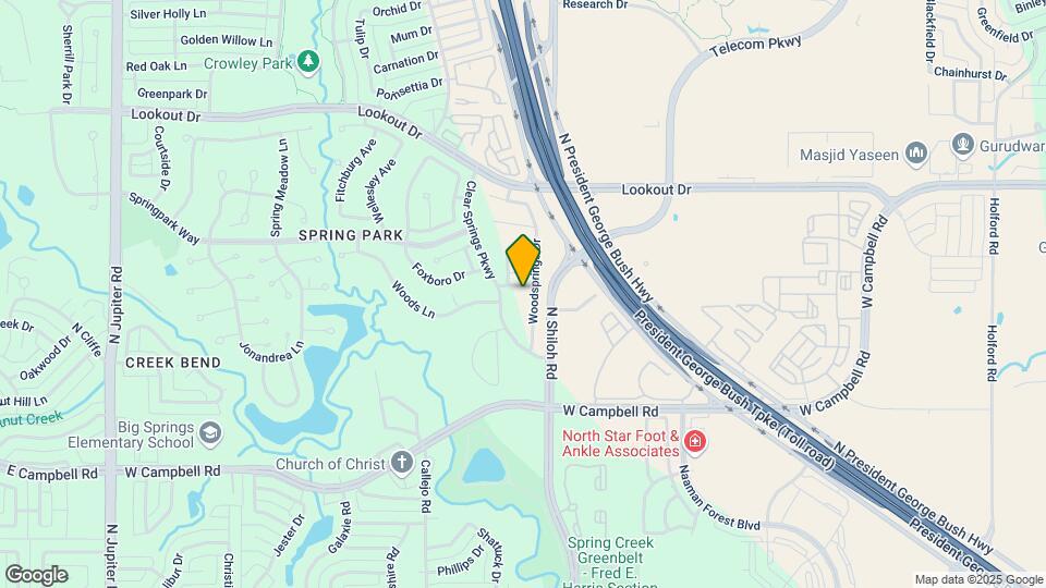 2506 Spring Hill Ln Map and Location Details