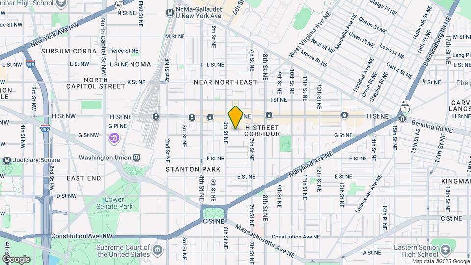 626 G St NE, Unit B Map and Location Details