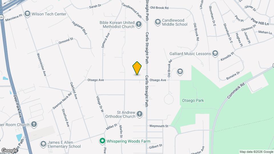 27 Otsego Ave Map and Location Details