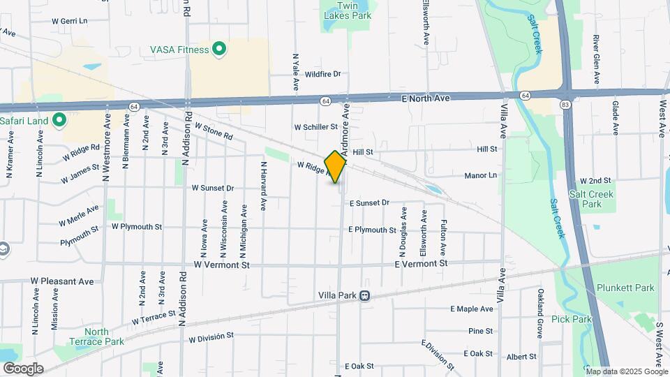 604 N Ardmore Ave Map and Location Details