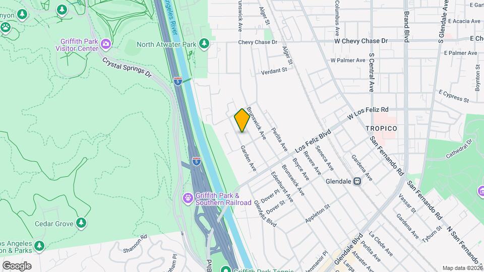 4123 Garden Ave, Unit Garden Room Mapa y Detalles de la Ubicación