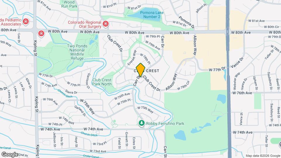 7776 Carr Dr Map and Location Details