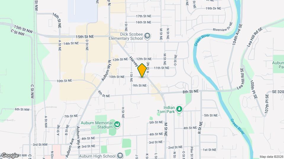 1002 10th St NE Map and Location Details