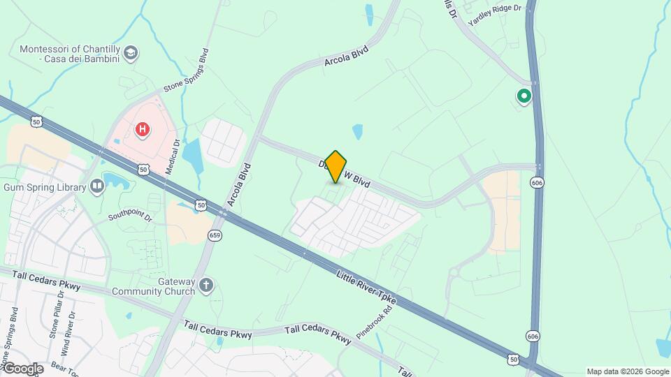 42538 Tiber Falls Sq Map and Location Details