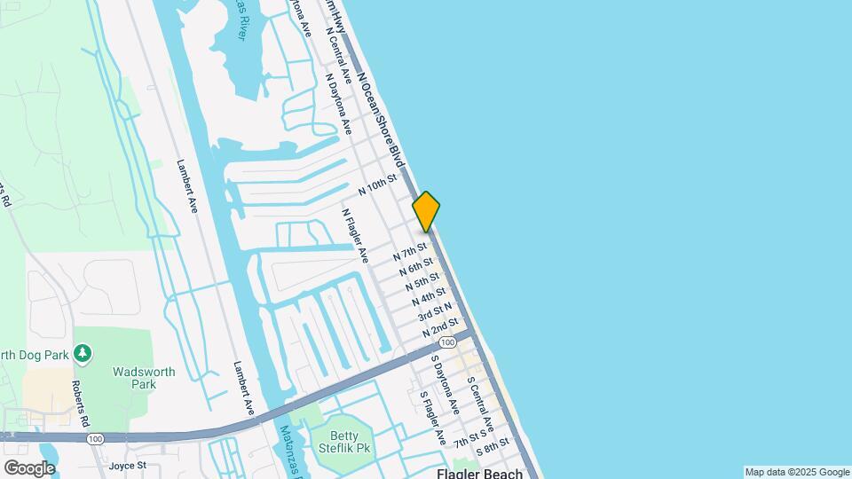 705 N Ocean Shore Blvd Map and Location Details