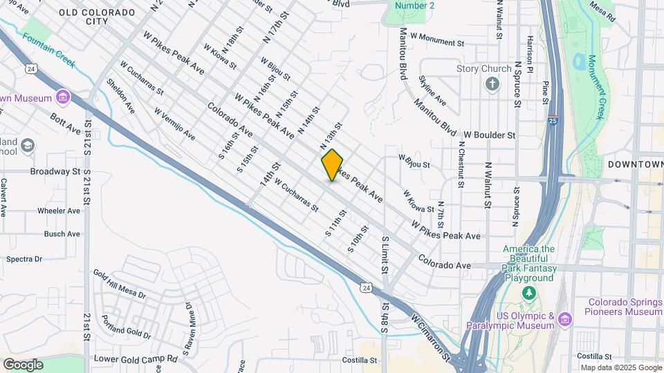 1130 W Colorado Ave Map and Location Details