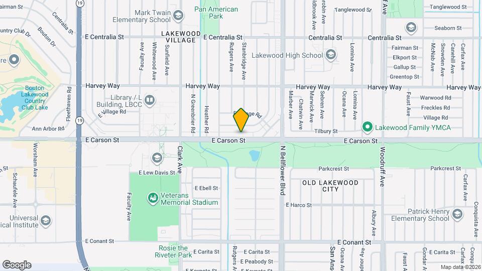 5321 E Carson St Map and Location Details