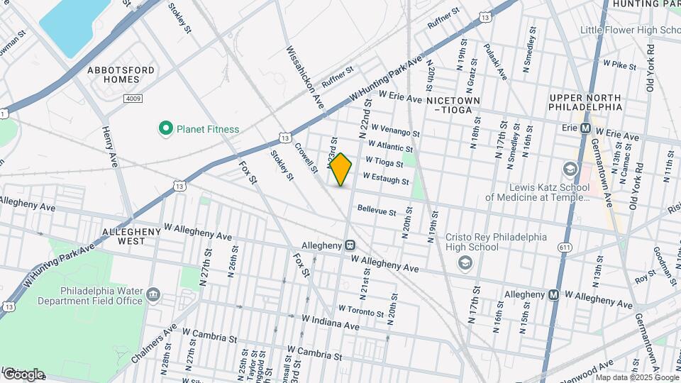2214 W Ontario St Mapa y Detalles de la Ubicación