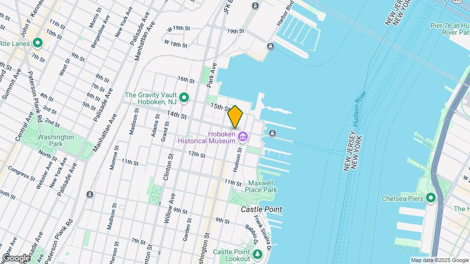 1319 Washington St Map and Location Details