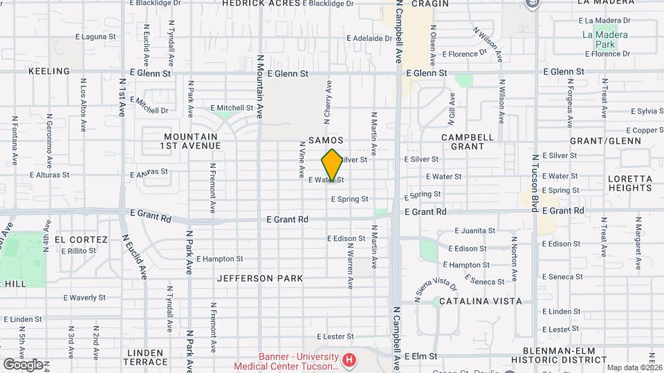 1610 E Water St Map and Location Details