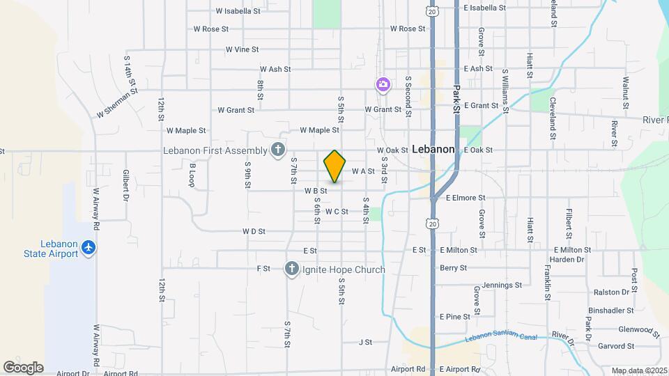 1190 S 5th St Map and Location Details