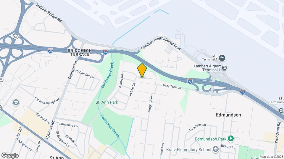 10909 Pear Tree Ln Map and Location Details