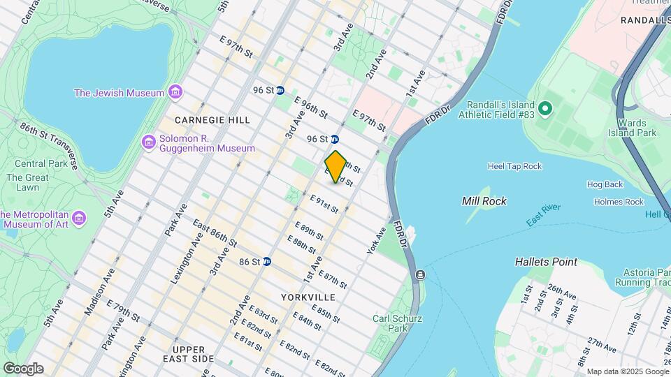 308 E 92nd St-Unit -4W Map and Location Details