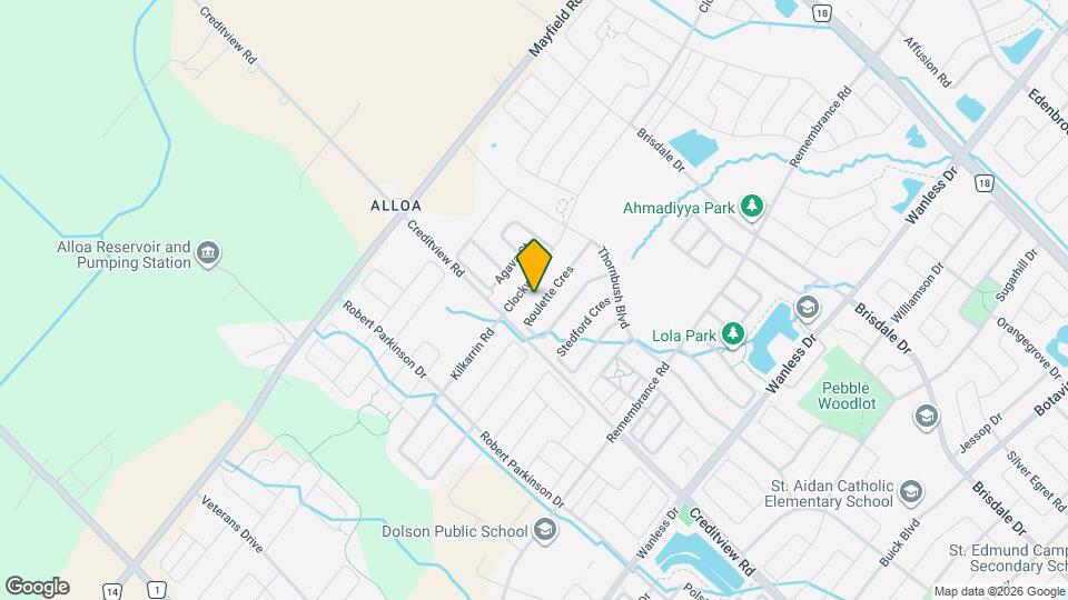 40 Roulette Cres Map and Location Details