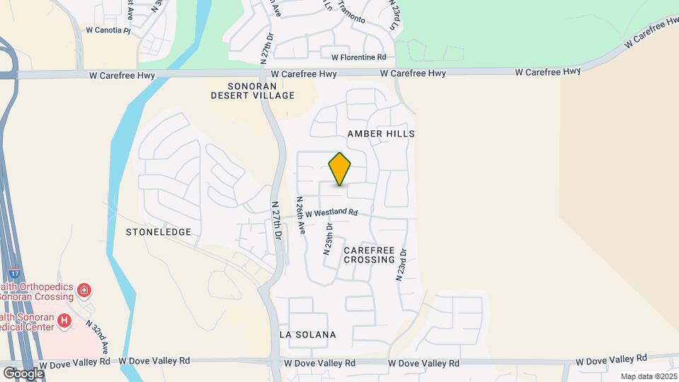 2512 W Preserve Way Map and Location Details