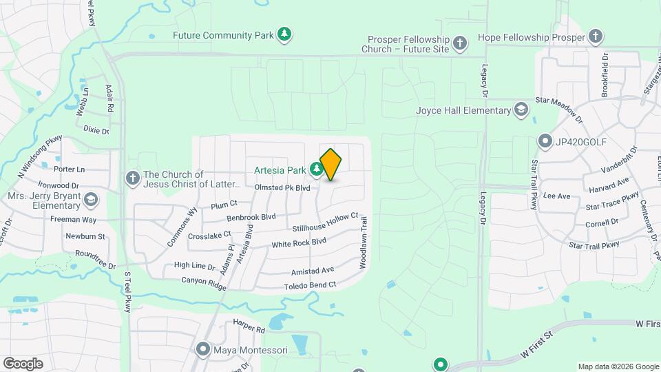 16601 Lincoln Park Ln Map and Location Details